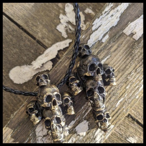 Gothic Skull Cross Pendant